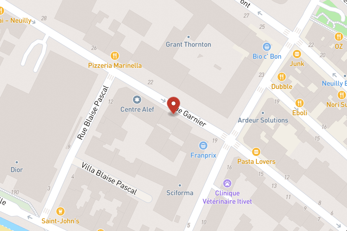 Plan de situation — 25 Rue Garnier
