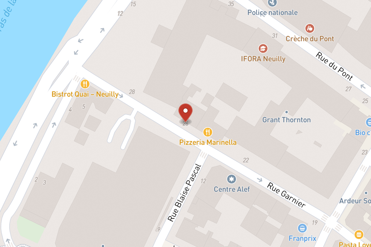 Plan de situation — 26 Rue Garnier