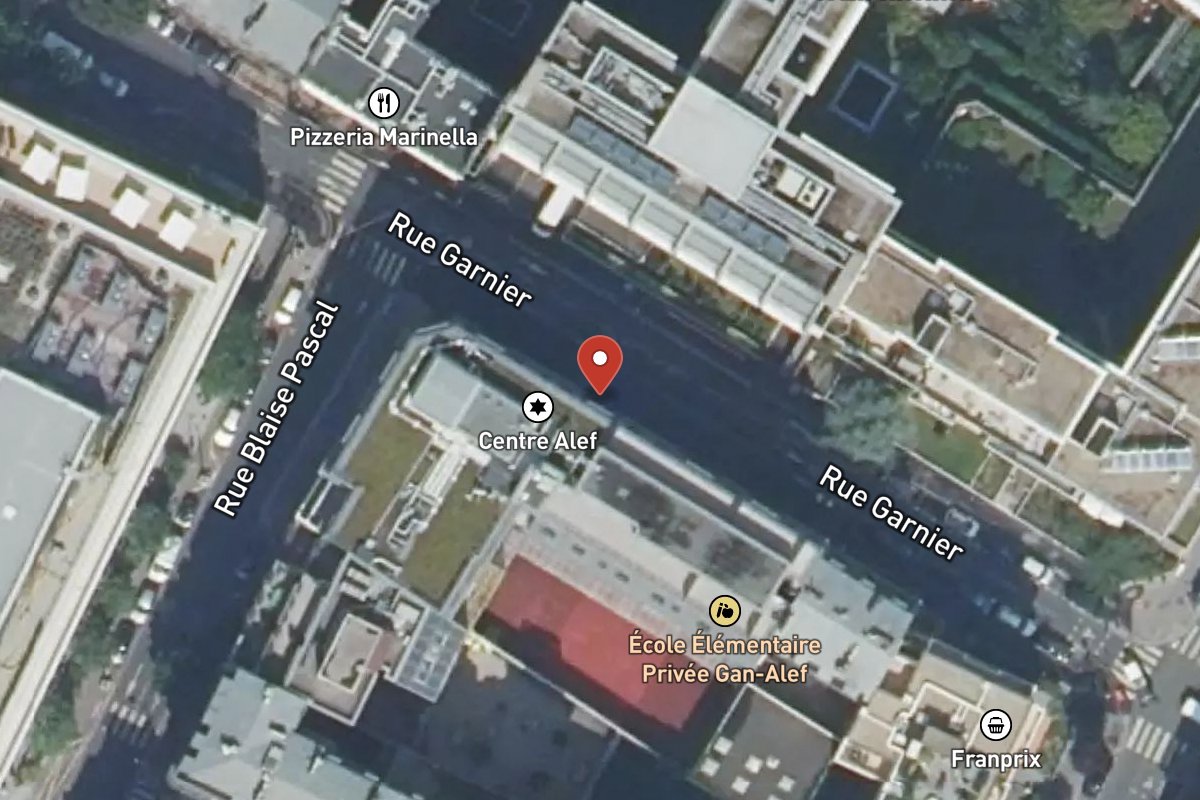 Vue satellite — 27 Rue Garnier