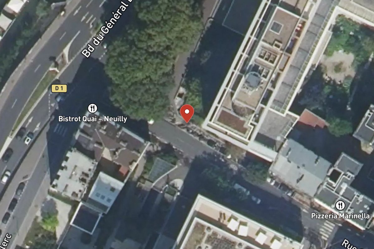 Vue satellite — 28 Rue Garnier