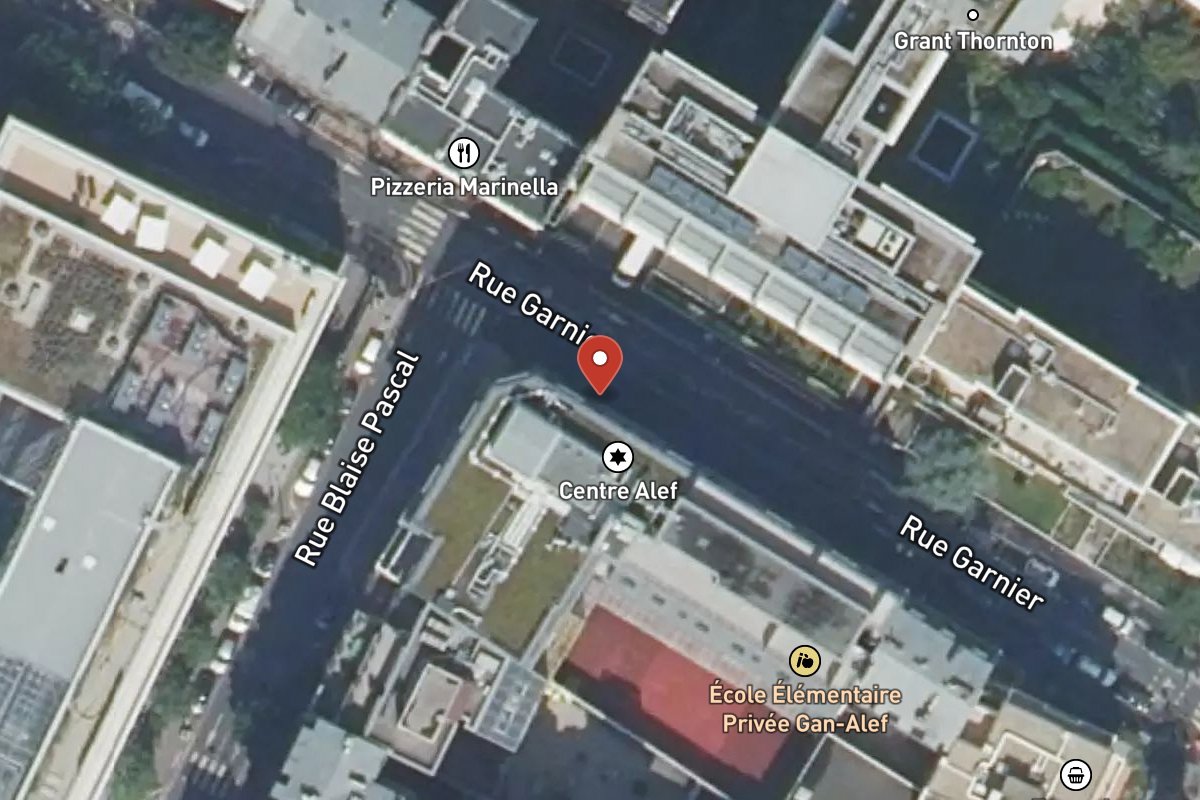 Vue satellite — 29 Rue Garnier
