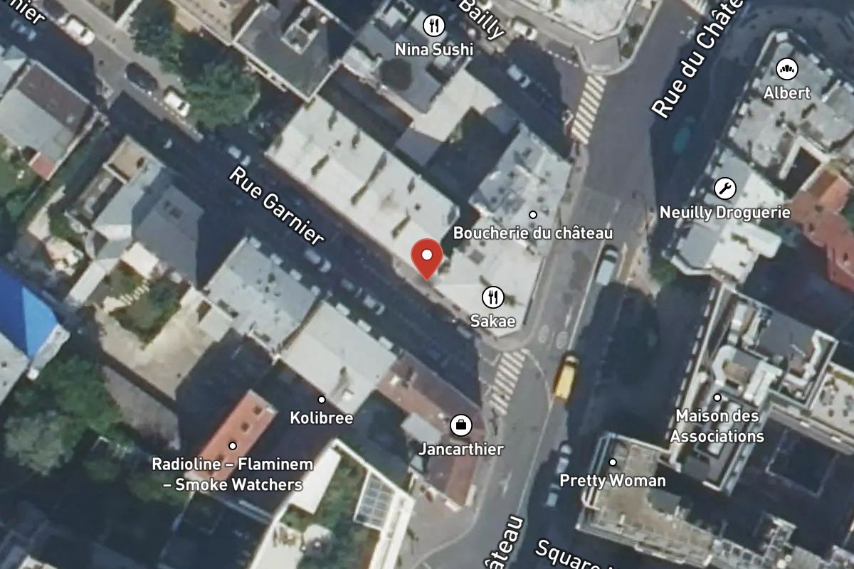 Vue satellite — 2 Rue Garnier