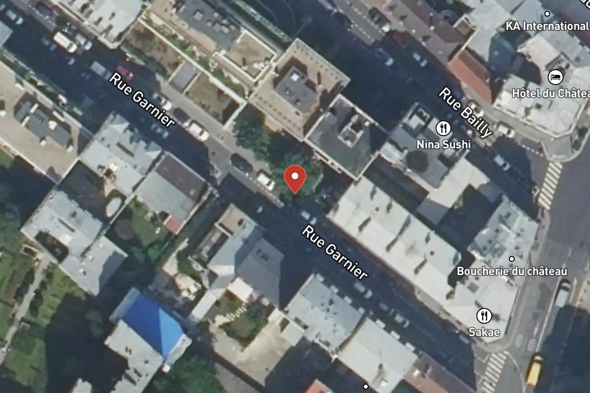 Vue satellite — 4 Rue Garnier