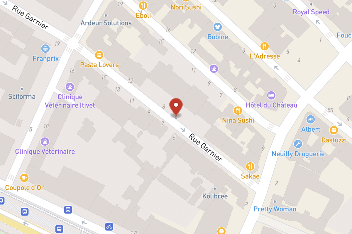 Plan de situation — 6 Rue Garnier
