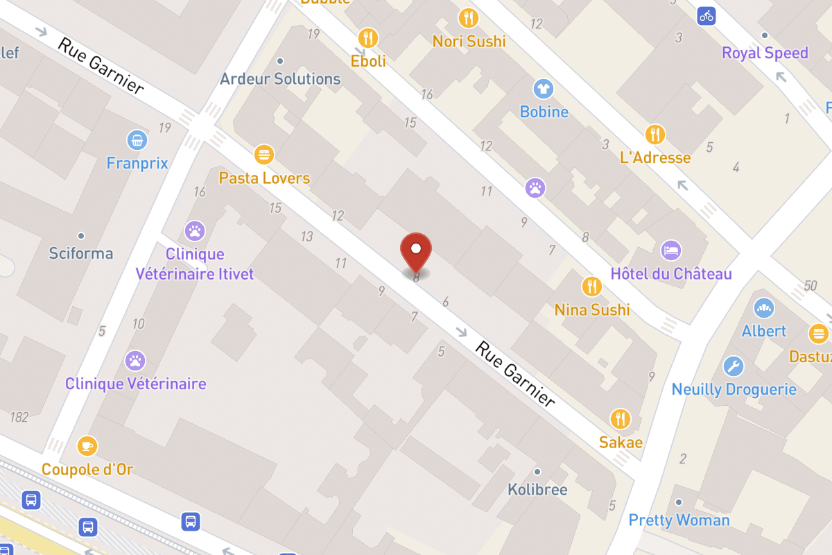 Plan de situation — 8 Rue Garnier