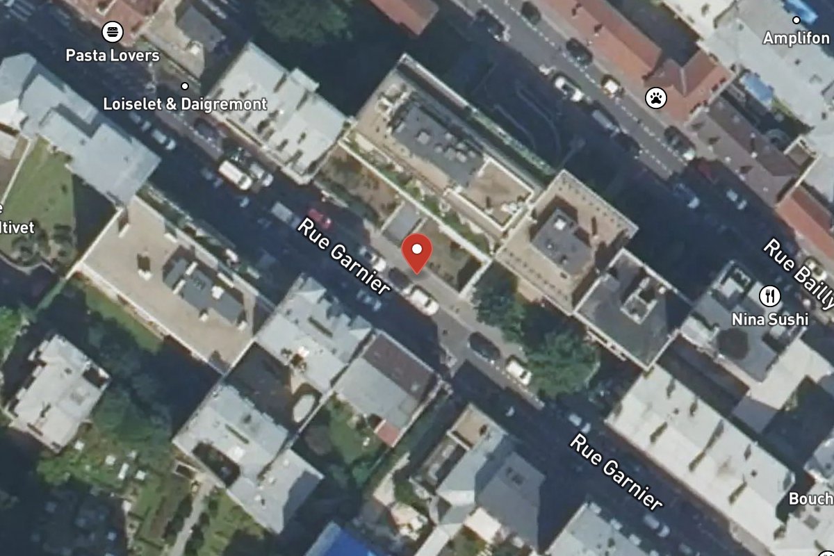 Vue satellite — 8 Rue Garnier