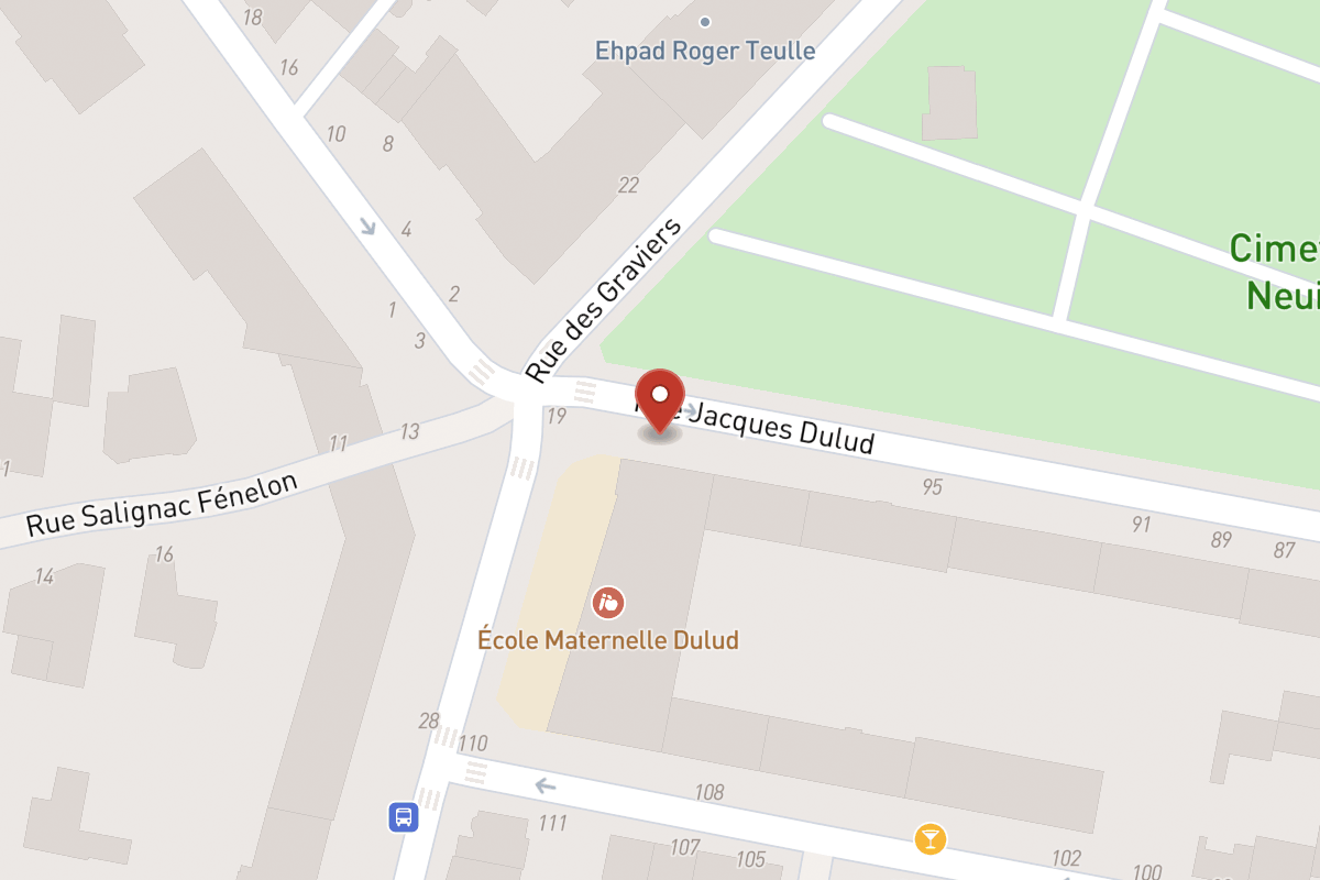 Plan de situation — 101 Rue Jacques Dulud