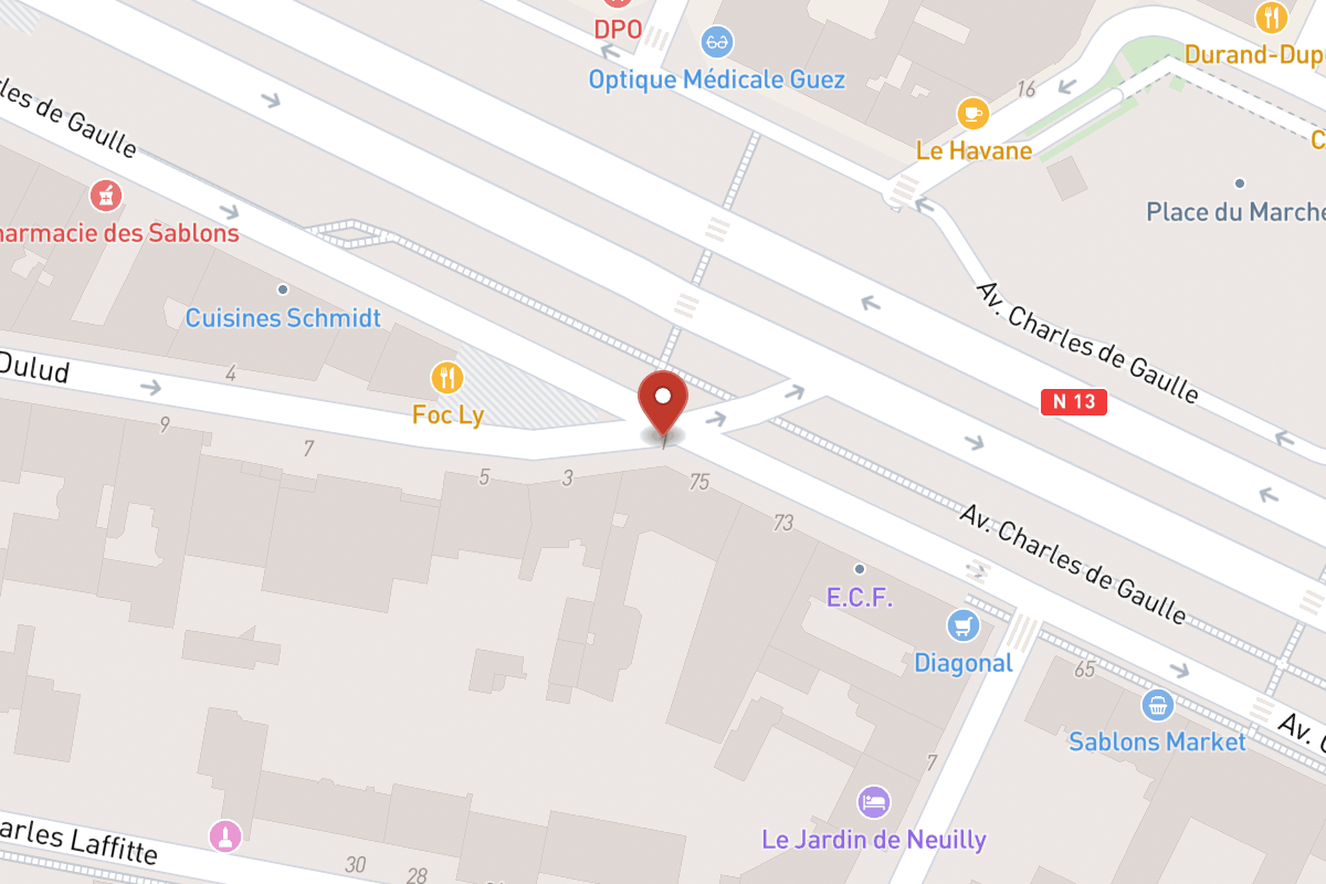 Plan de situation — 1 Rue Jacques Dulud
