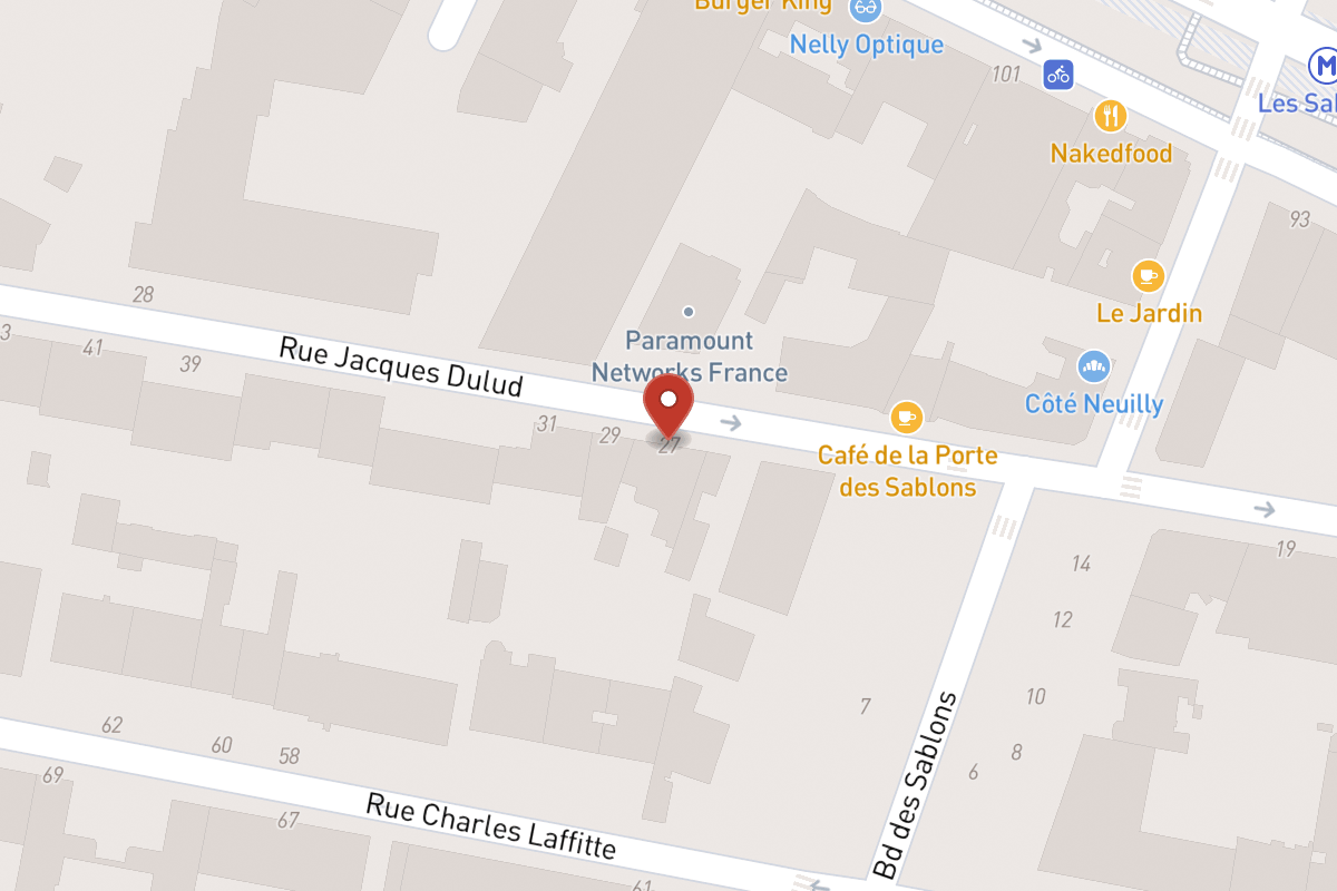 Plan de situation — 27 Rue Jacques Dulud