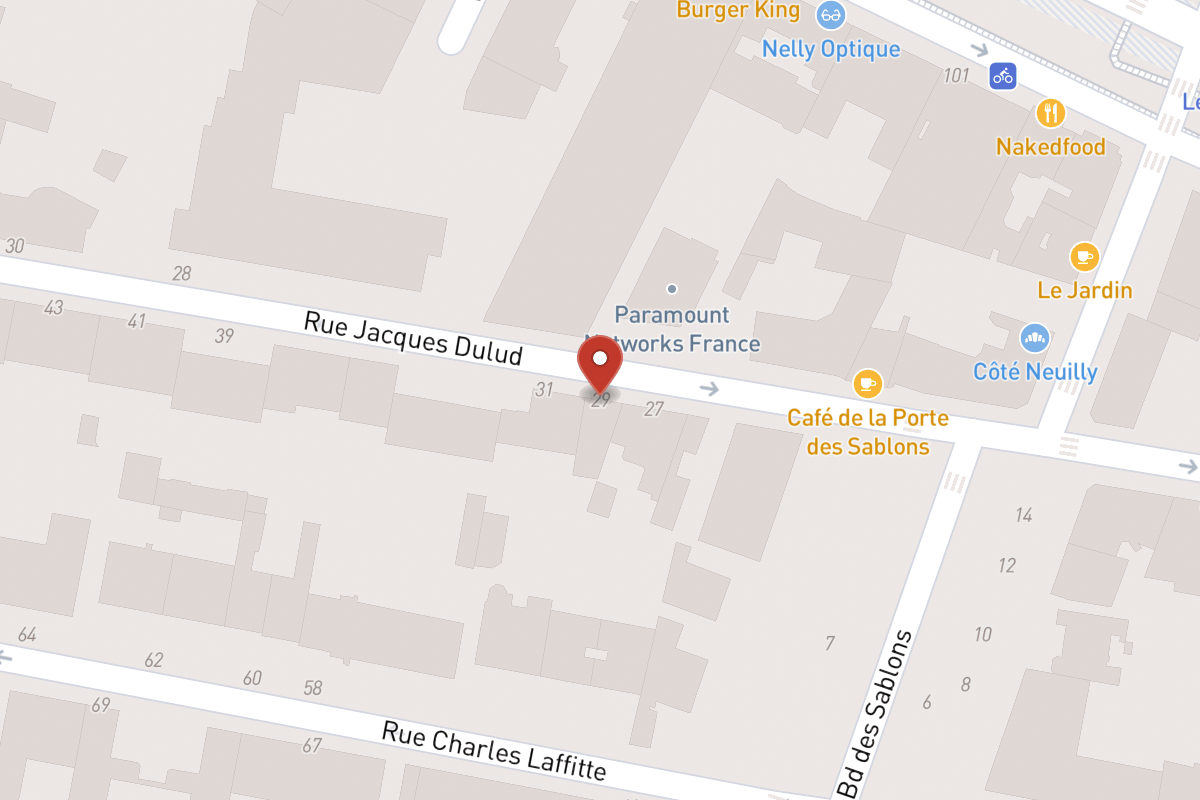 Plan de situation — 29 Rue Jacques Dulud