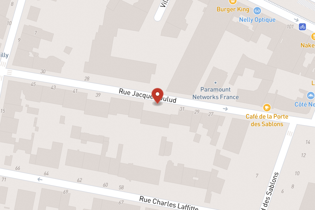 Plan de situation — 33 Rue Jacques Dulud