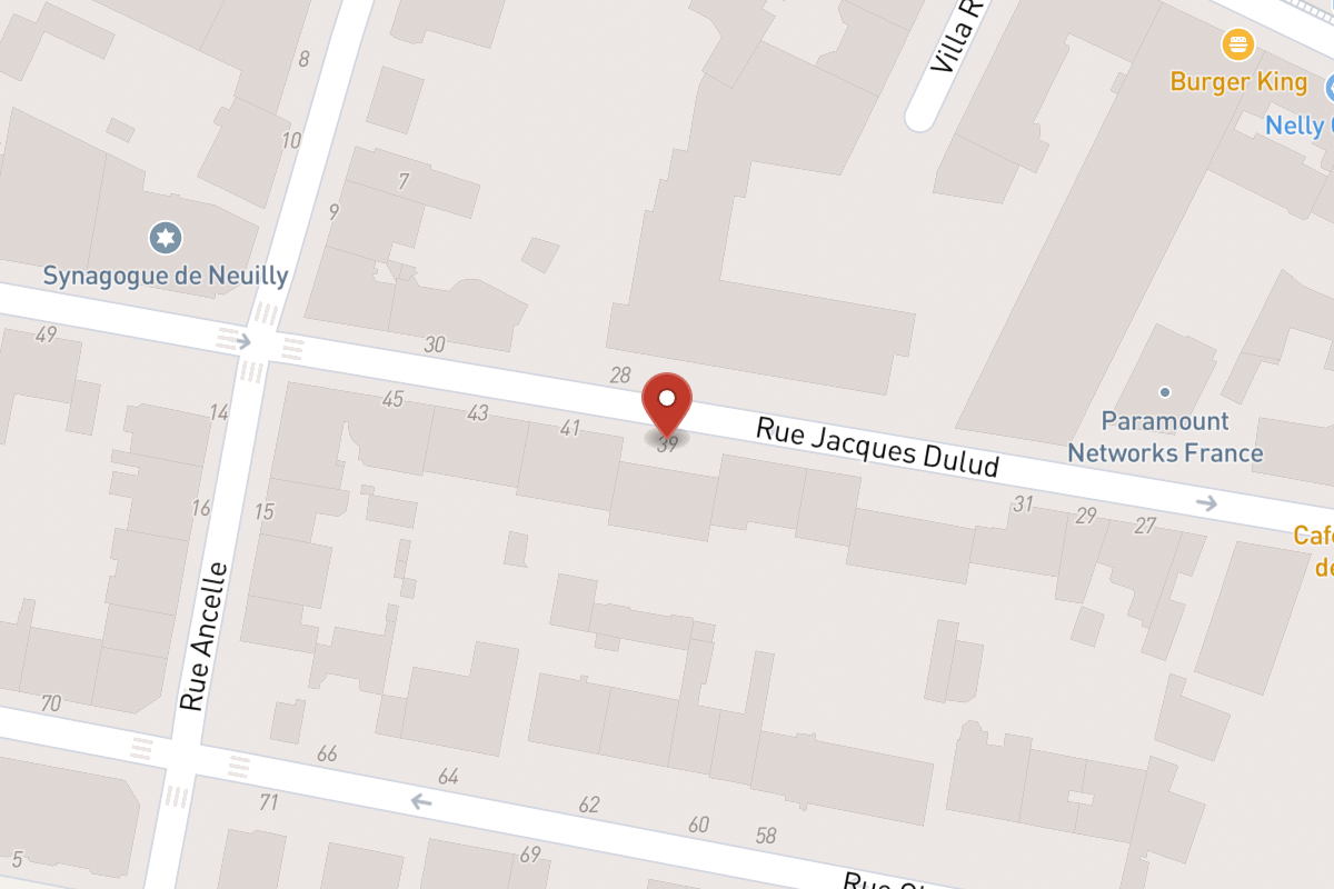 Plan de situation — 39 Rue Jacques Dulud