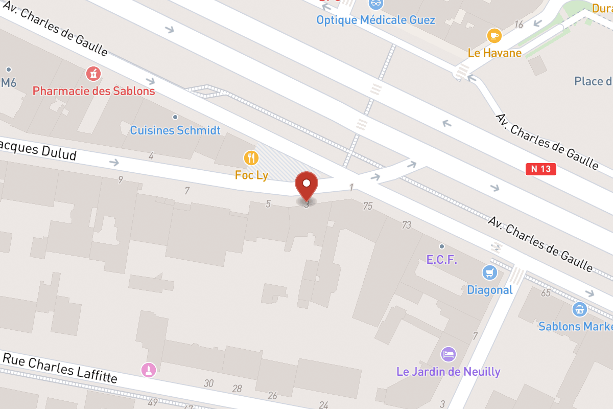 Plan de situation — 3 Rue Jacques Dulud