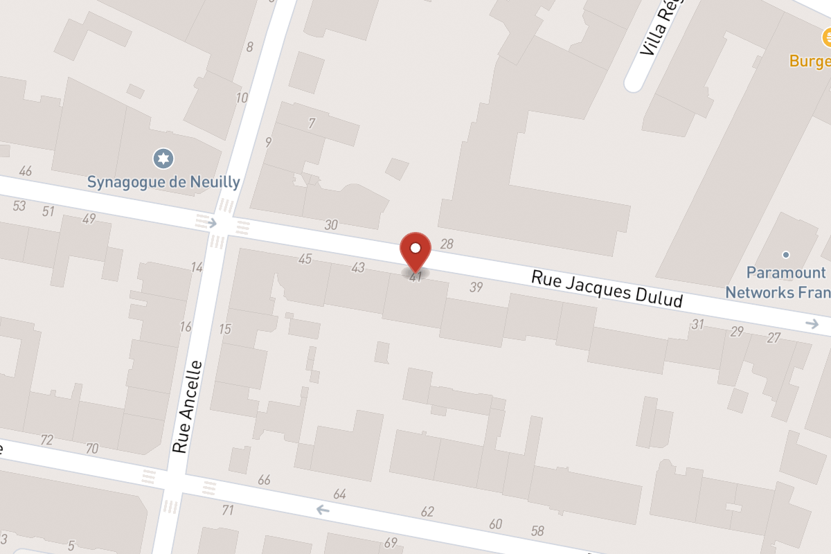 Plan de situation — 41 Rue Jacques Dulud