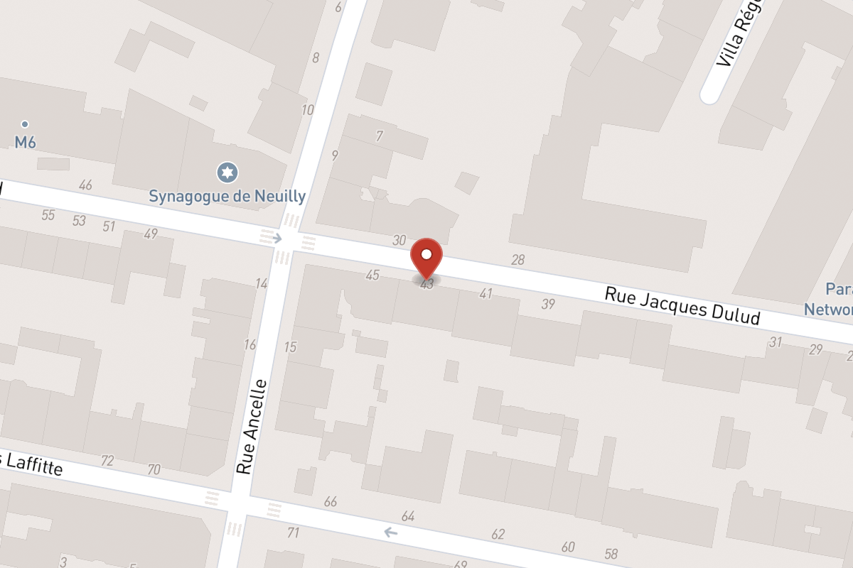 Plan de situation — 43 Rue Jacques Dulud