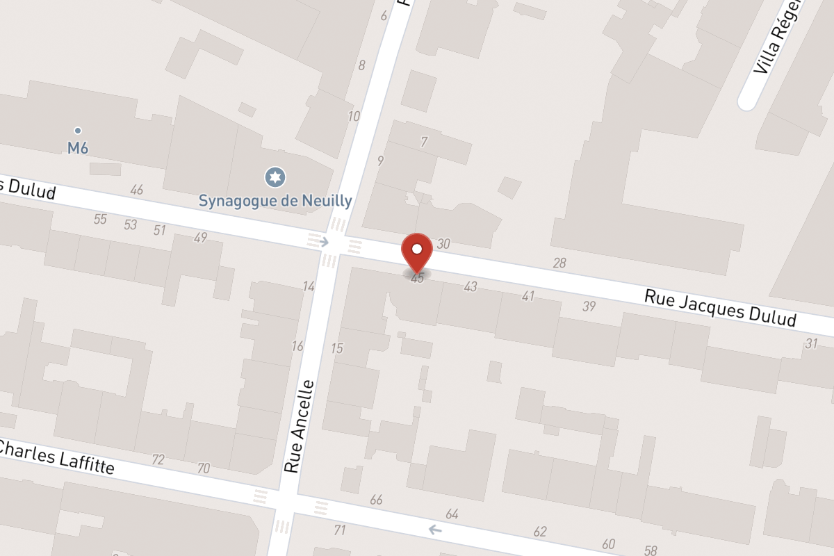 Plan de situation — 45 Rue Jacques Dulud