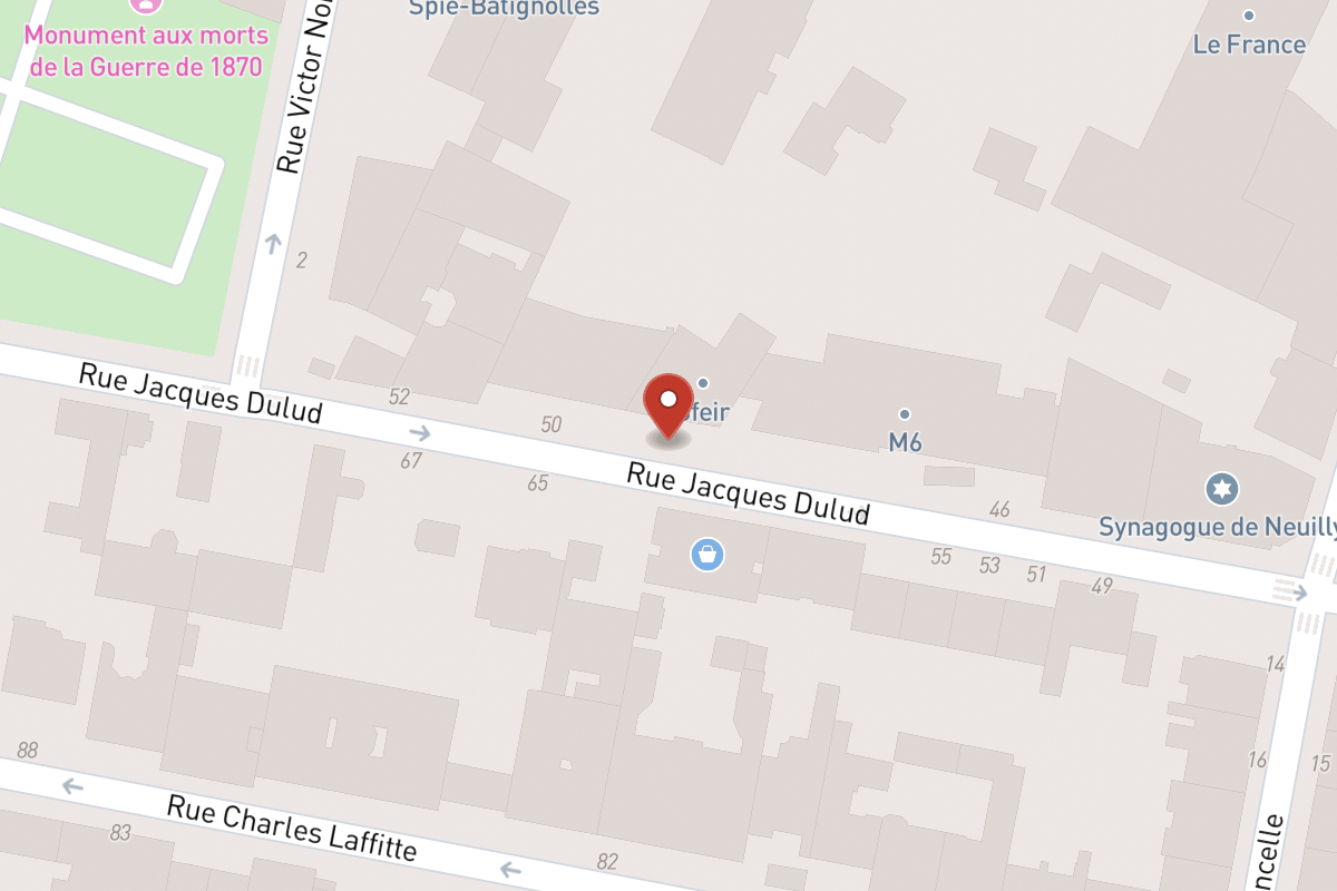 Plan de situation — 48 Rue Jacques Dulud