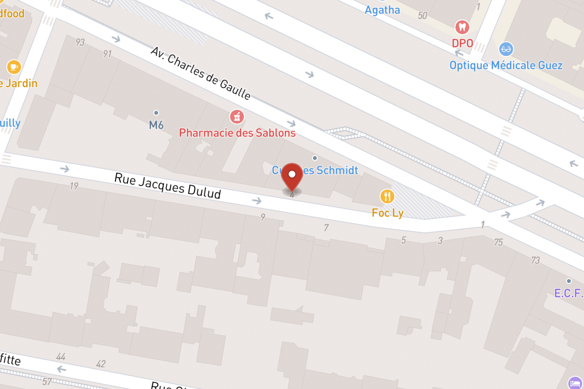 Plan de situation — 4 Rue Jacques Dulud