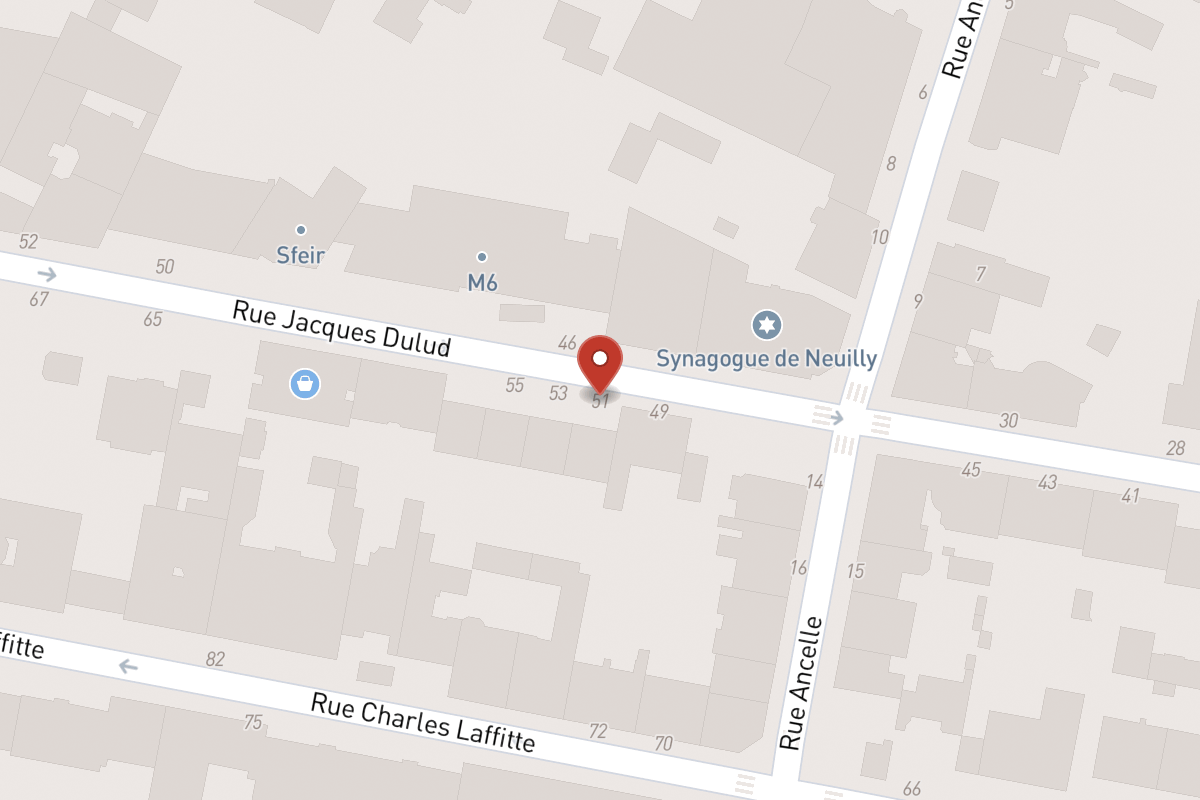 Plan de situation — 51 Rue Jacques Dulud