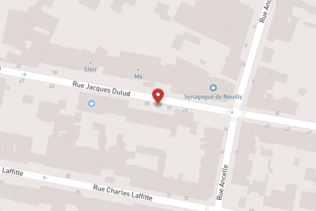Plan de situation — 53 Rue Jacques Dulud