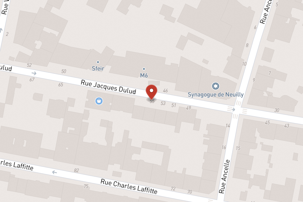 Plan de situation — 55 Rue Jacques Dulud