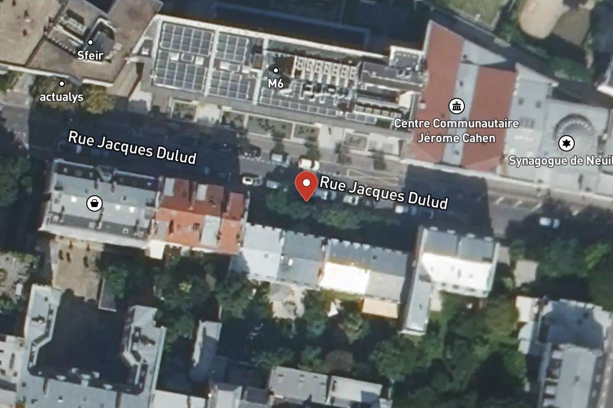 Vue satellite — 55 Rue Jacques Dulud