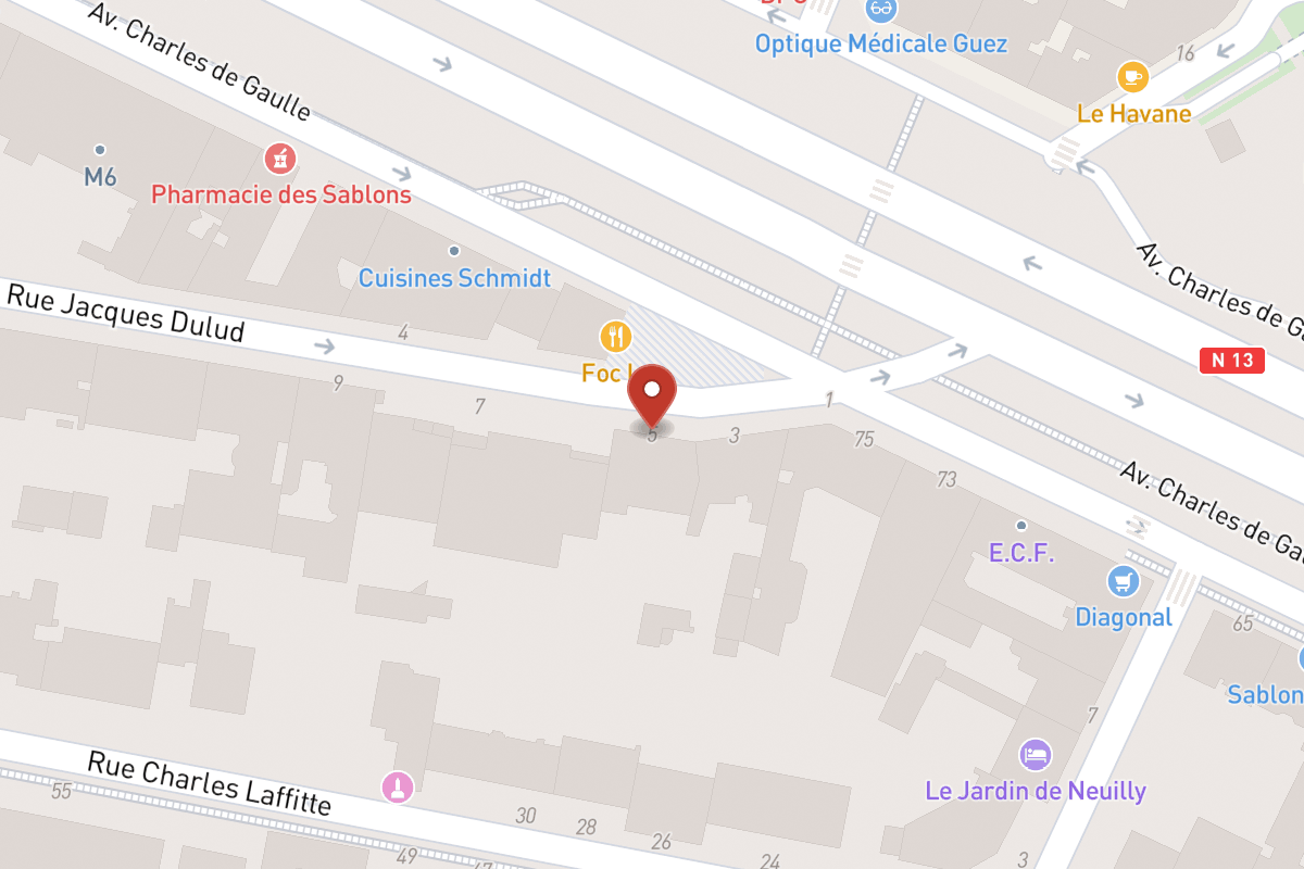 Plan de situation — 5 Rue Jacques Dulud