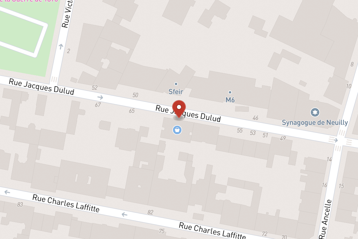 Plan de situation — 61 Rue Jacques Dulud