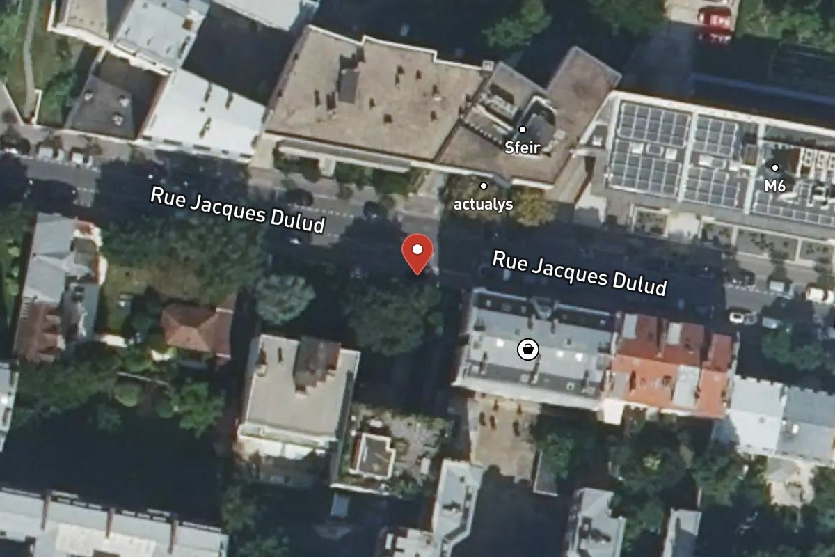 Vue satellite — 63 Rue Jacques Dulud