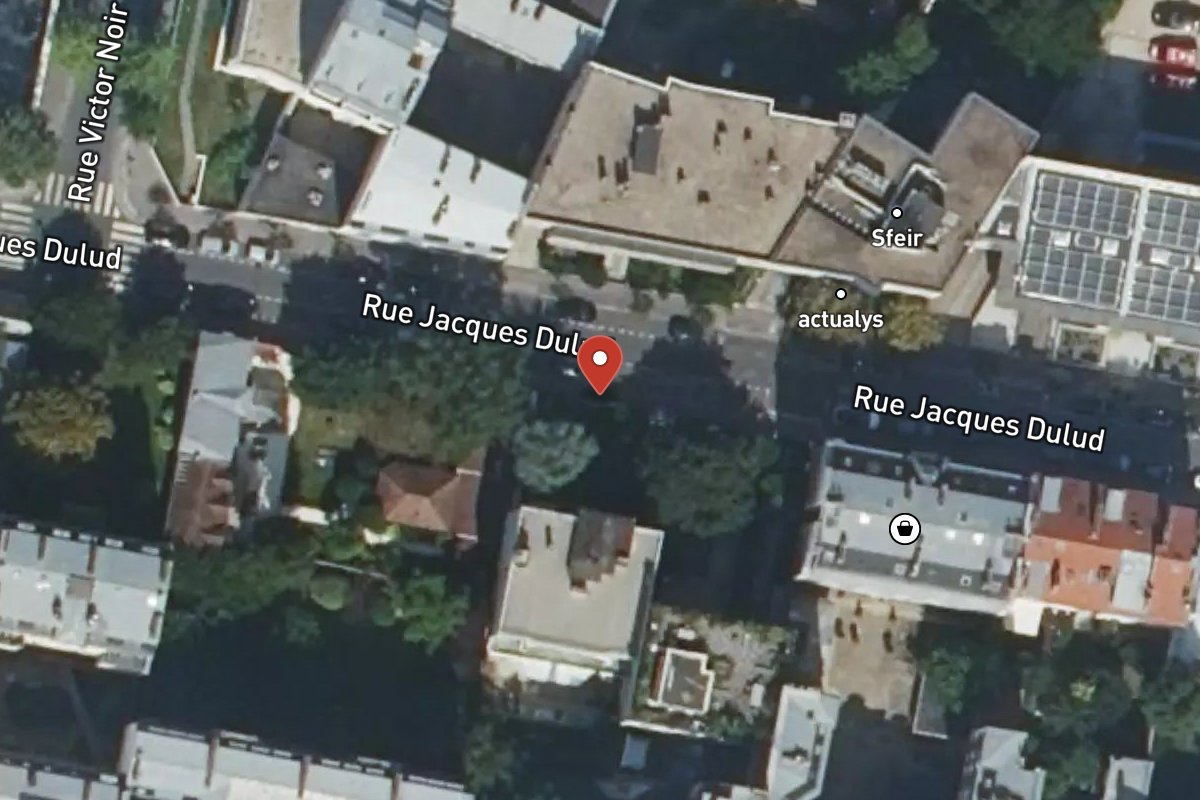 Vue satellite — 65 Rue Jacques Dulud