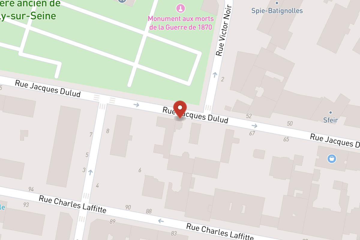 Plan de situation — 71 Rue Jacques Dulud
