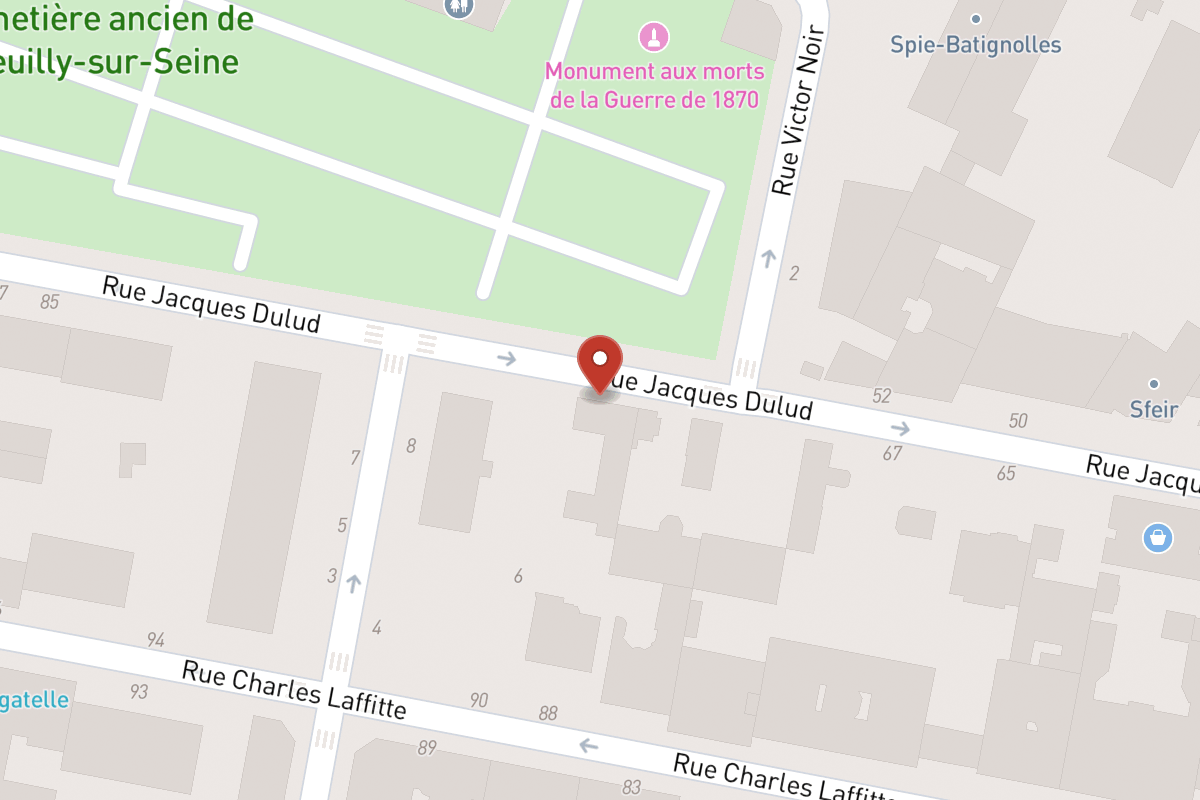 Plan de situation — 73 Rue Jacques Dulud