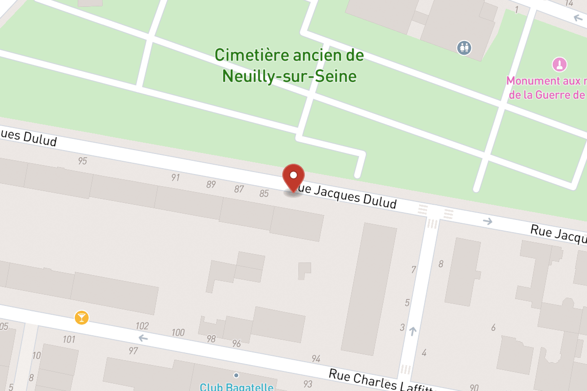 Plan de situation — 83 Rue Jacques Dulud