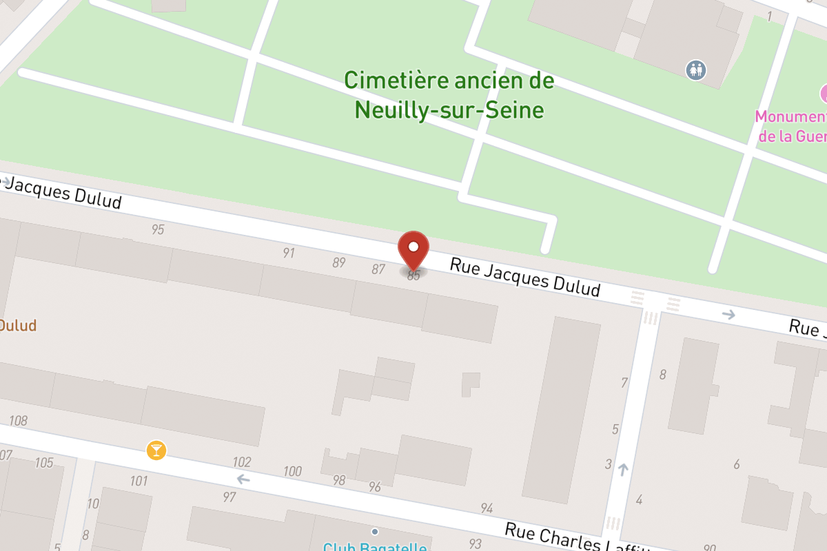 Plan de situation — 85 Rue Jacques Dulud