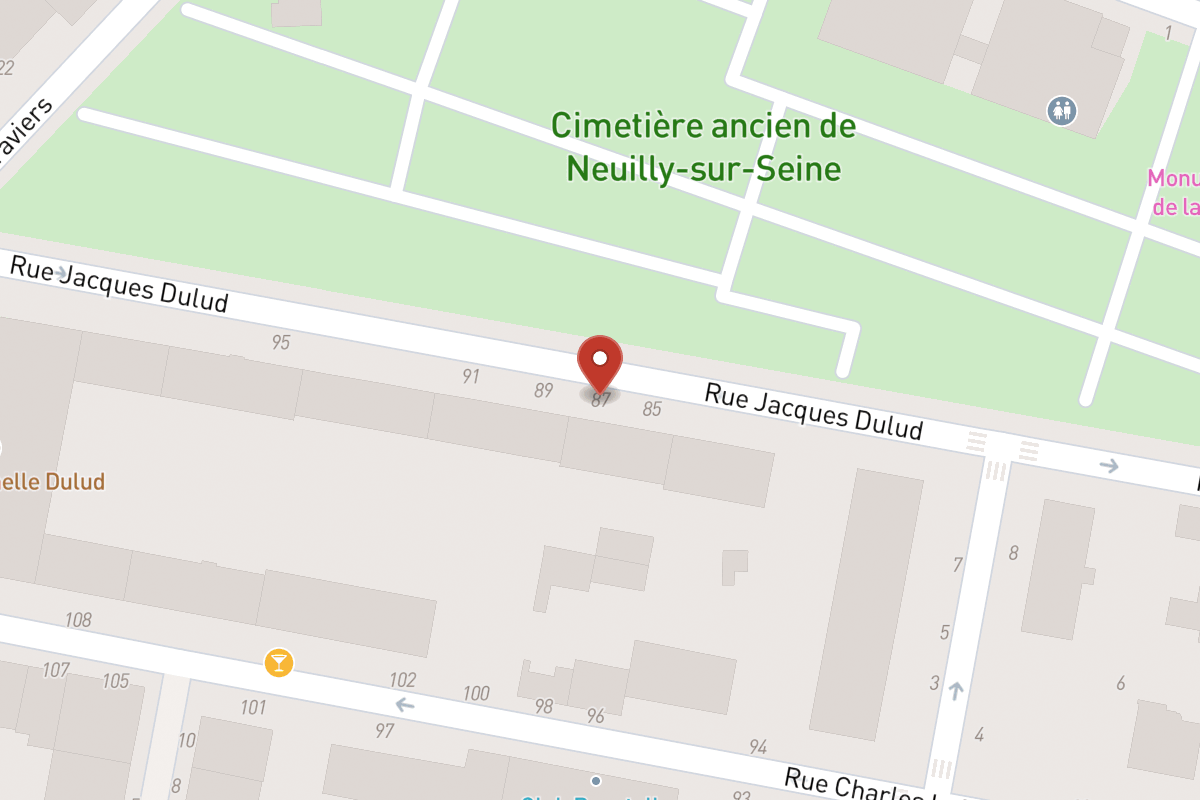 Plan de situation — 87 Rue Jacques Dulud