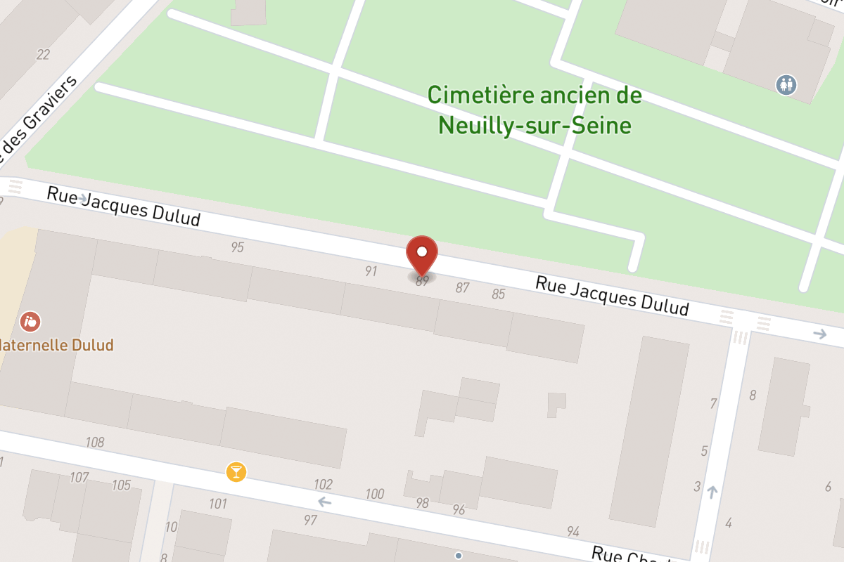 Plan de situation — 89 Rue Jacques Dulud