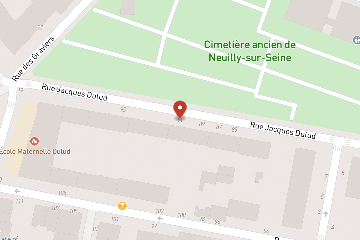 Plan de situation — 91 Rue Jacques Dulud