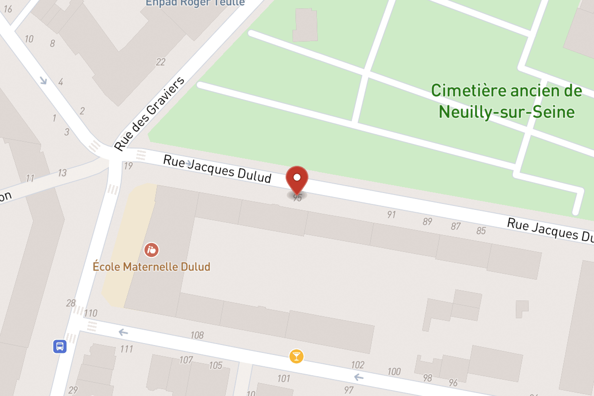 Plan de situation — 95 Rue Jacques Dulud