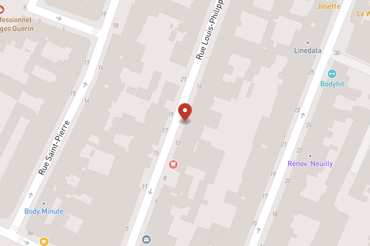 Plan de situation — 14 Rue Louis Philippe
