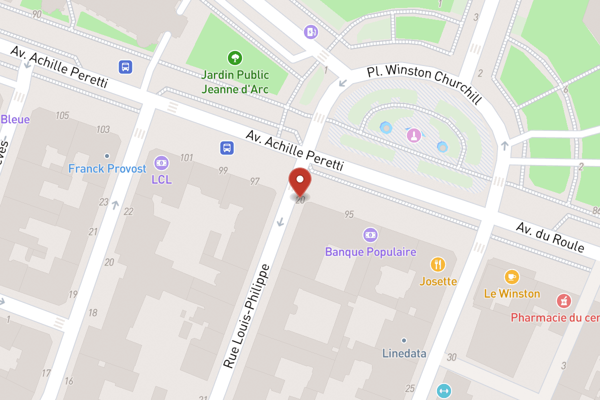 Plan de situation — 20BIS Rue Louis Philippe