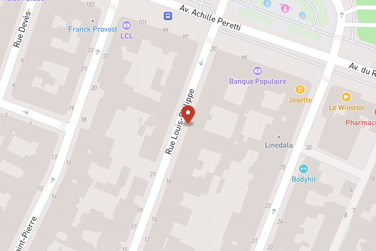 Plan de situation — 20 Rue Louis Philippe