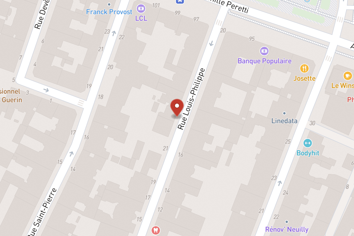 Plan de situation — 23 Rue Louis Philippe