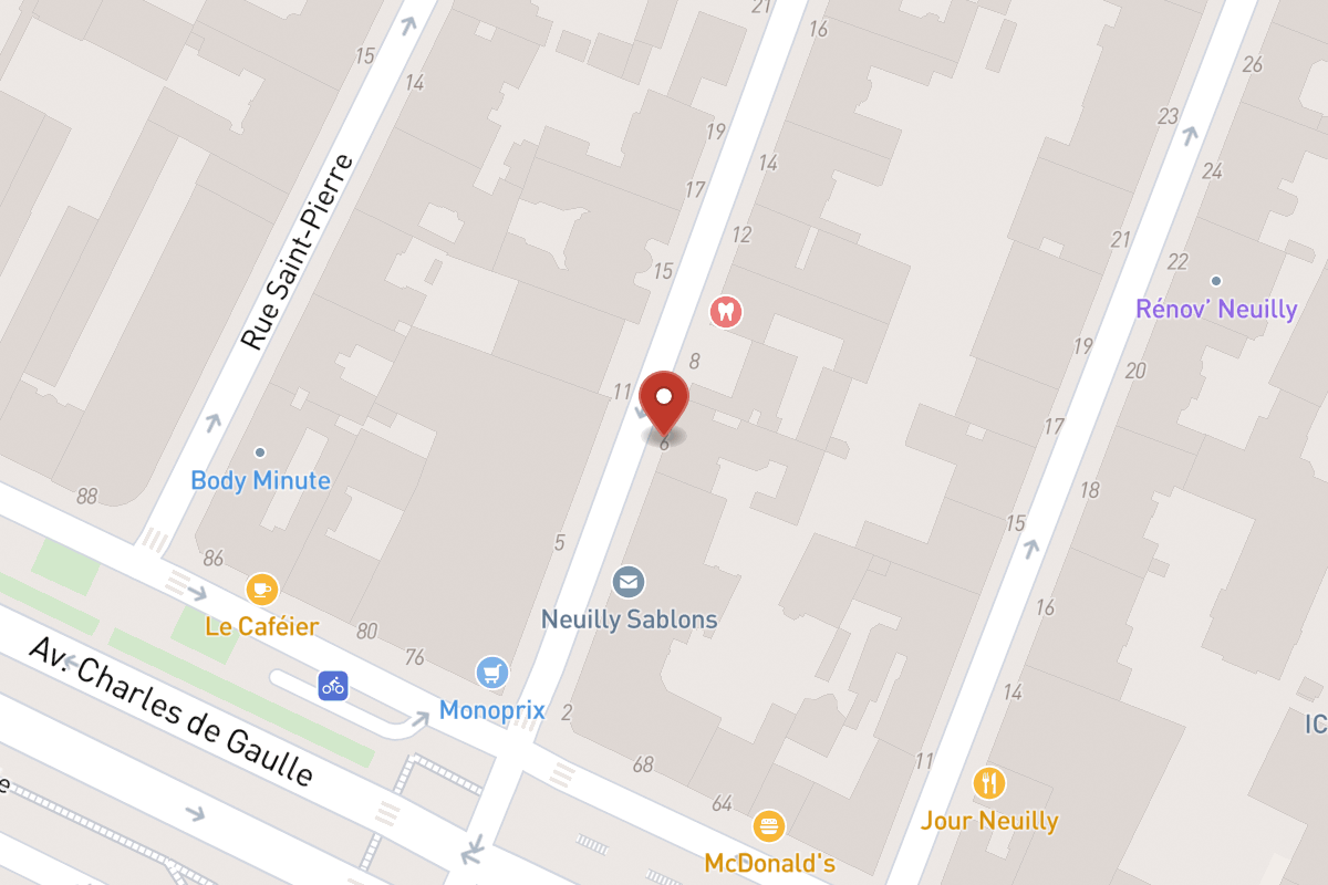 Plan de situation — 6 Rue Louis Philippe