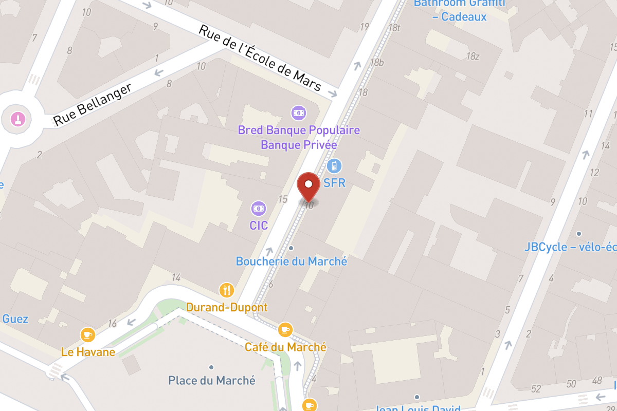 Plan de situation — 10 Rue Madeleine Michelis