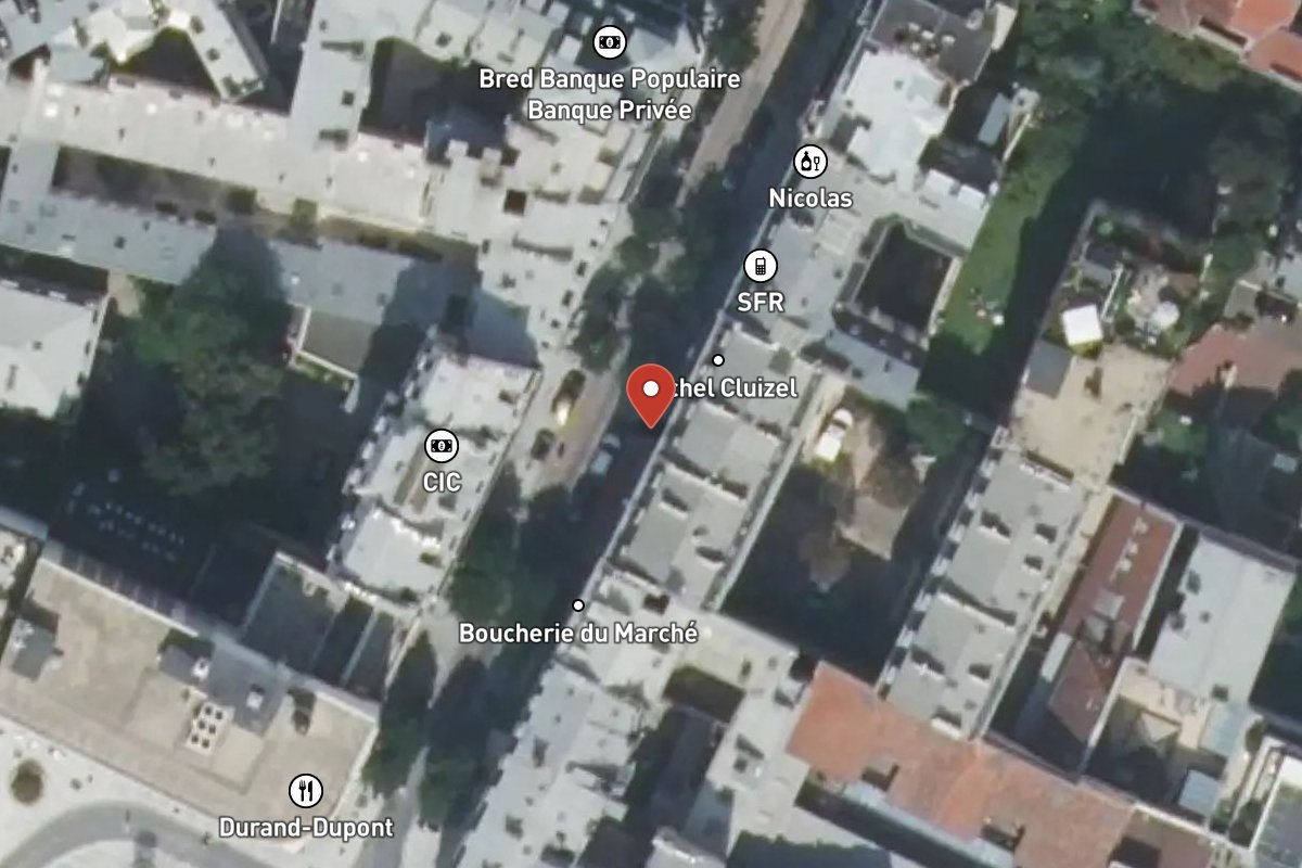Vue satellite — 10 Rue Madeleine Michelis