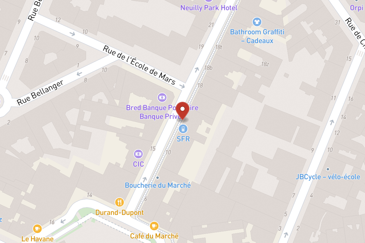 Plan de situation — 12 Rue Madeleine Michelis