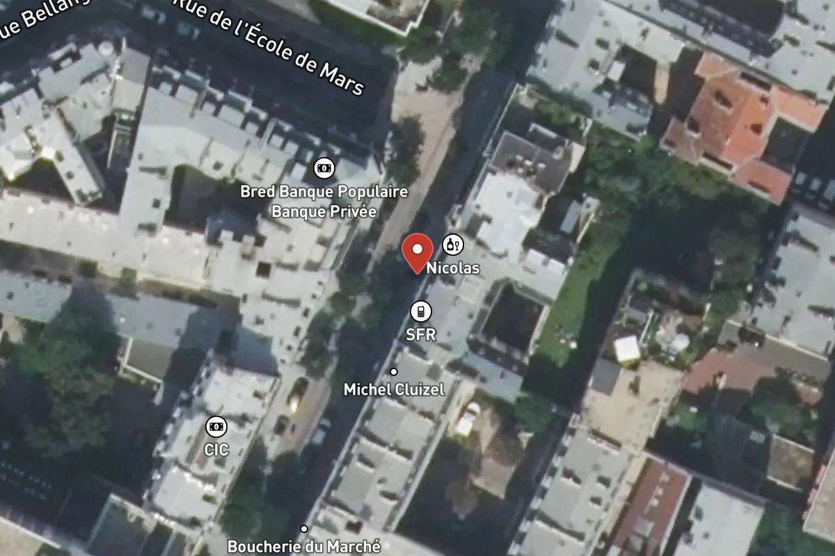 Vue satellite — 12 Rue Madeleine Michelis