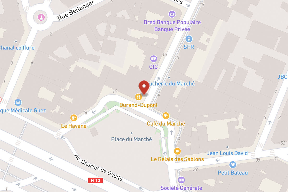 Plan de situation — 13 Rue Madeleine Michelis