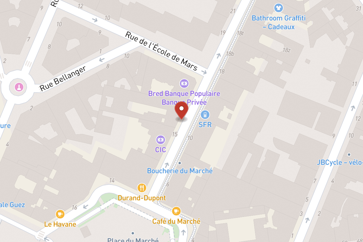 Plan de situation — 15BIS Rue Madeleine Michelis