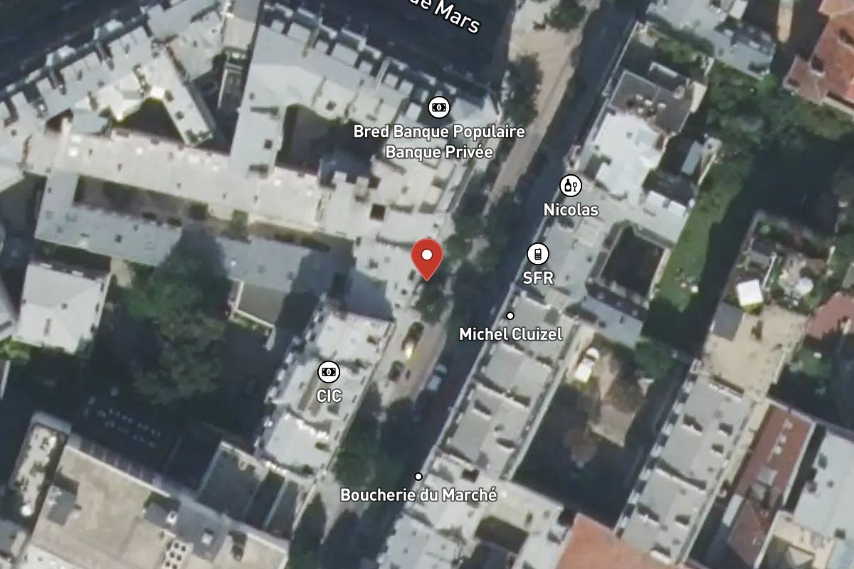 Vue satellite — 15BIS Rue Madeleine Michelis